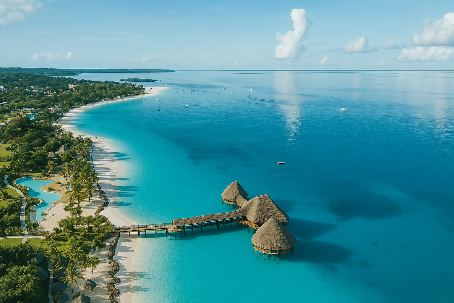 Zanzibar beachfront banner
