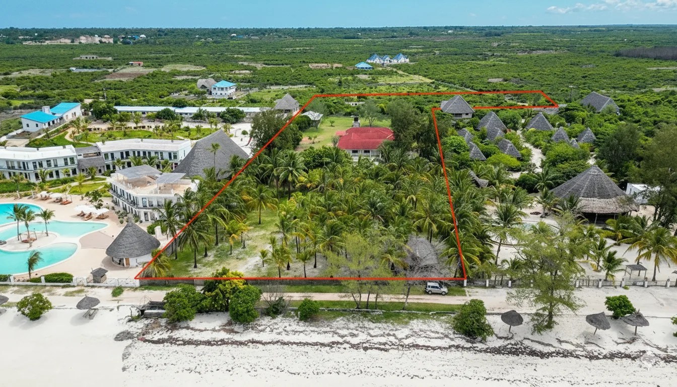 Premium Beachfront Land in Makunduchi - Image 1