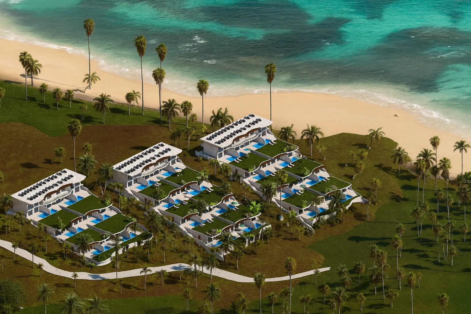Luxury villas with ocean view, Wambaa Beach - Image 1